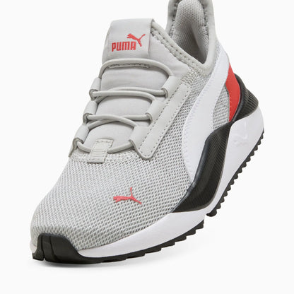 Cool Light Gray-PUMA White-Red Fire