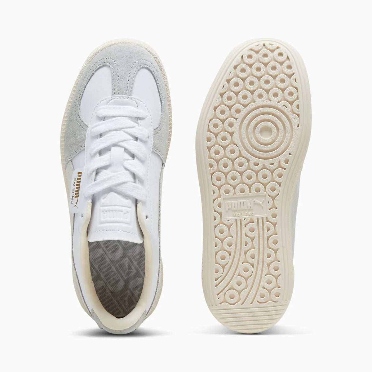PUMA White-Cool Light Gray-Sugared Almond