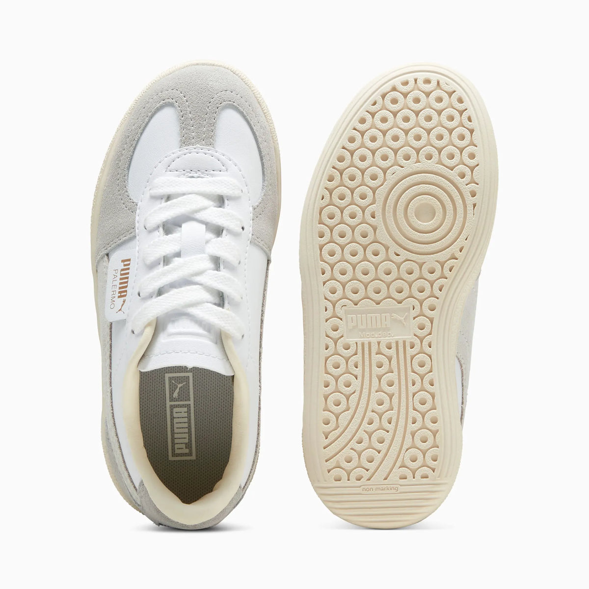PUMA White-Cool Light Gray-Sugared Almond