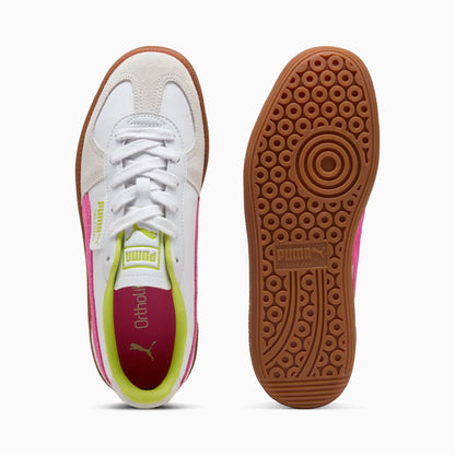 PUMA White-Fluro Pink Pes