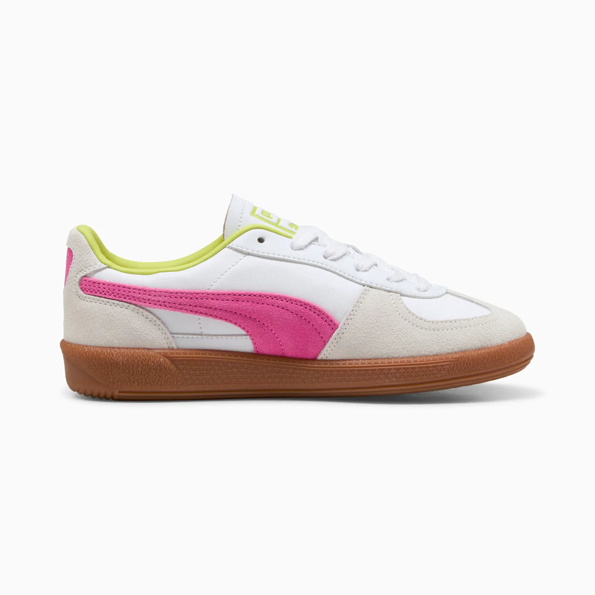 PUMA White-Fluro Pink Pes