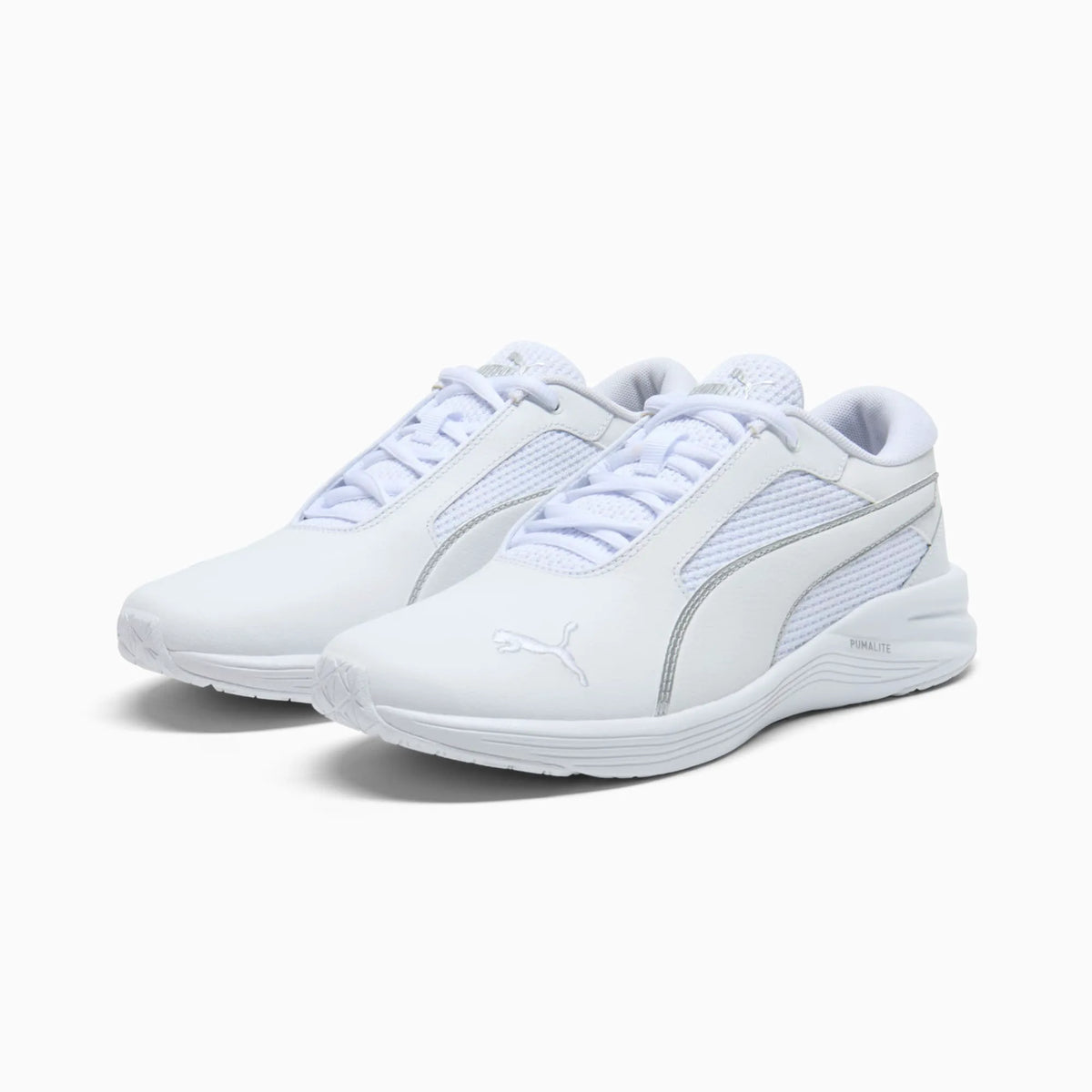 PUMA White-Feather Gray-PUMA Silver