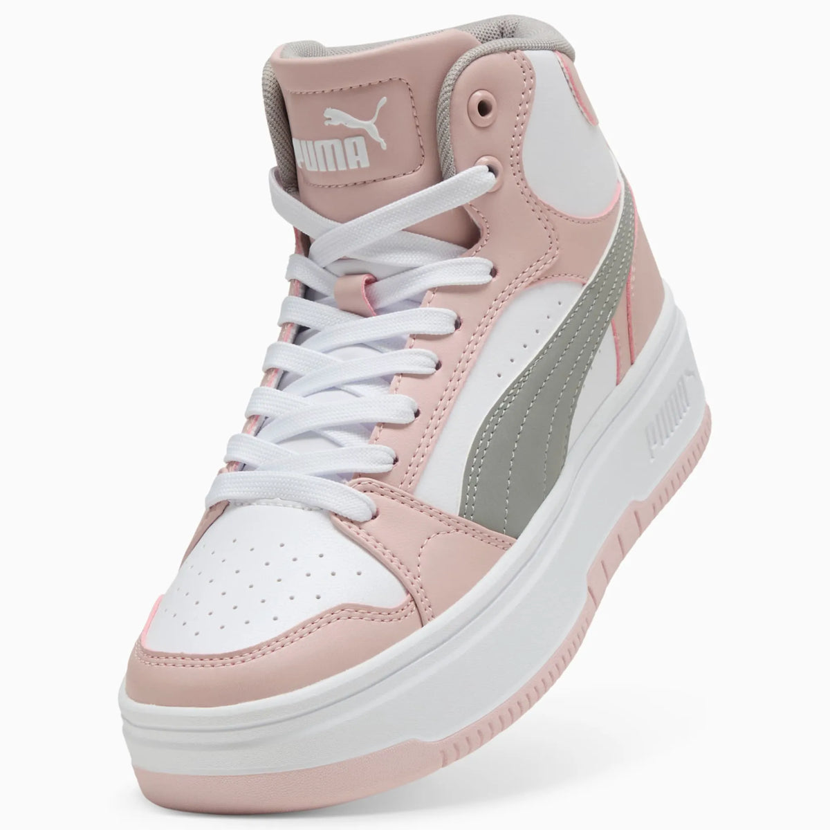 PUMA White-Gray Echo-Mauve Mist