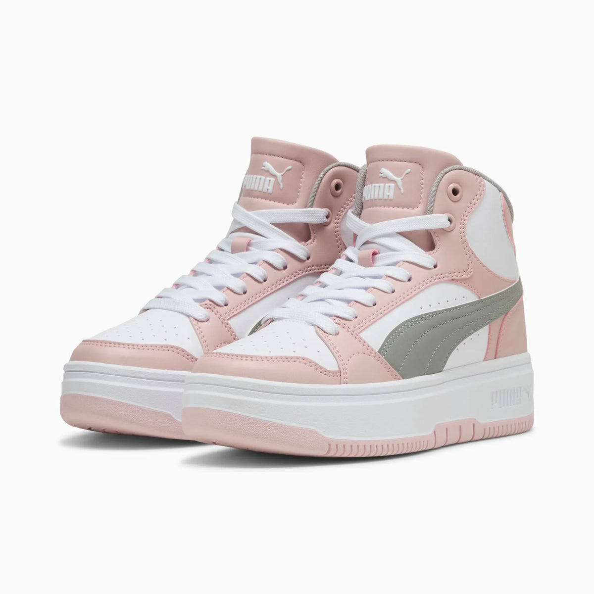 PUMA White-Gray Echo-Mauve Mist