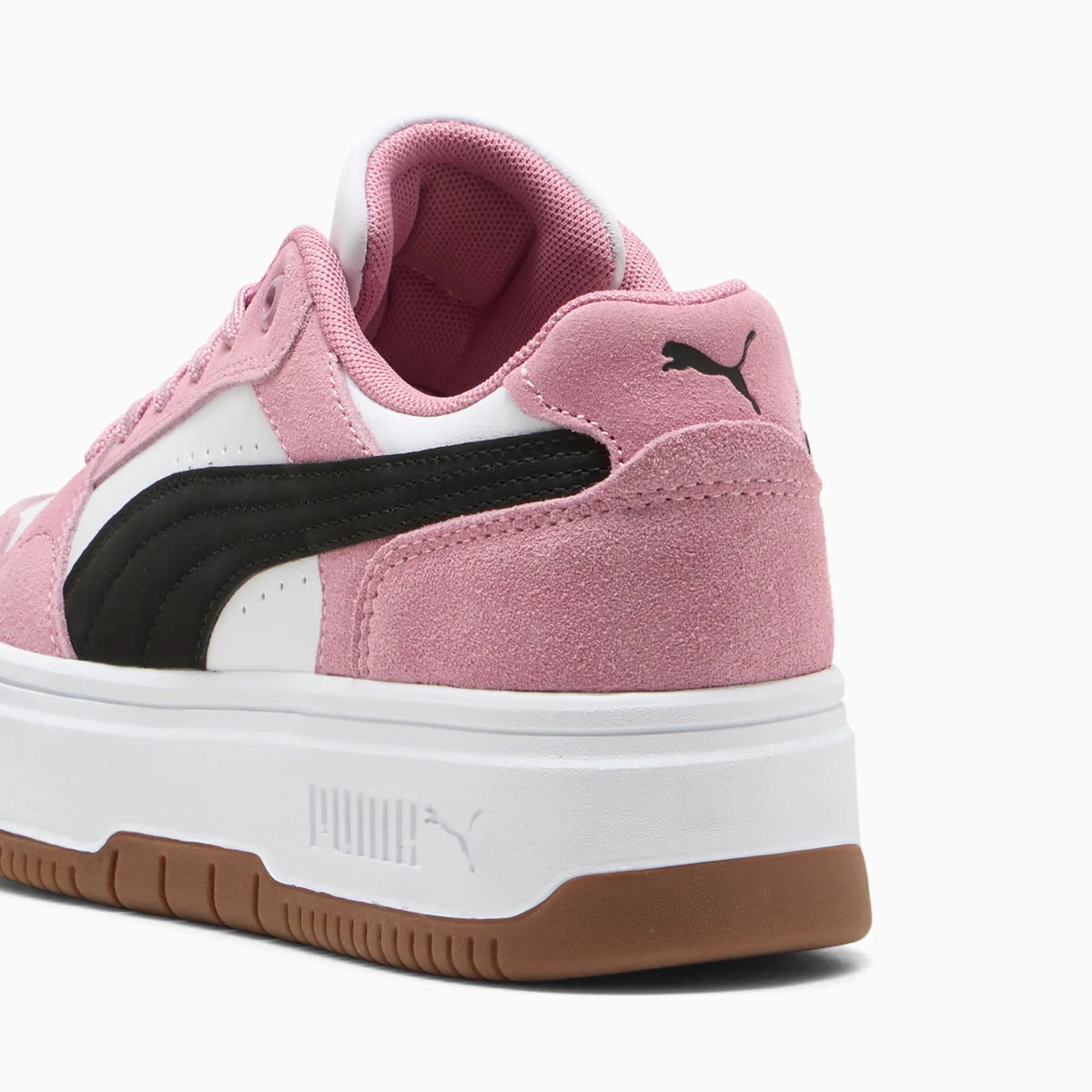PUMA White-PUMA Black-Poised Pink
