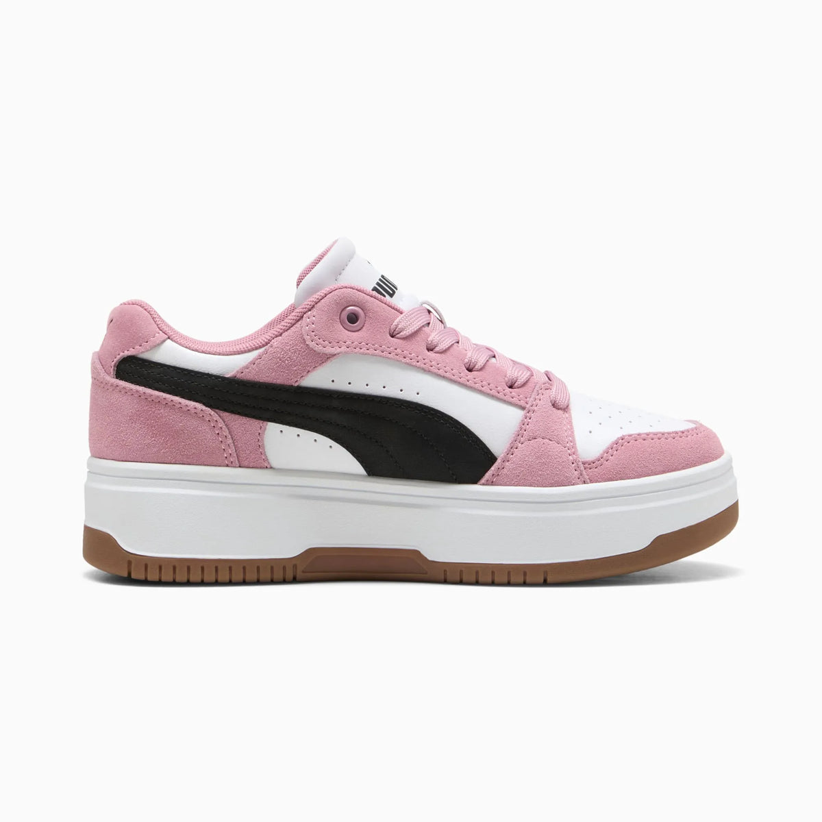 PUMA White-PUMA Black-Poised Pink