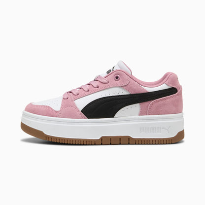 PUMA White-PUMA Black-Poised Pink