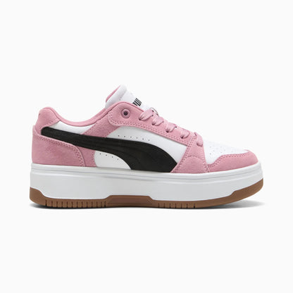 PUMA White-PUMA Black-Poised Pink