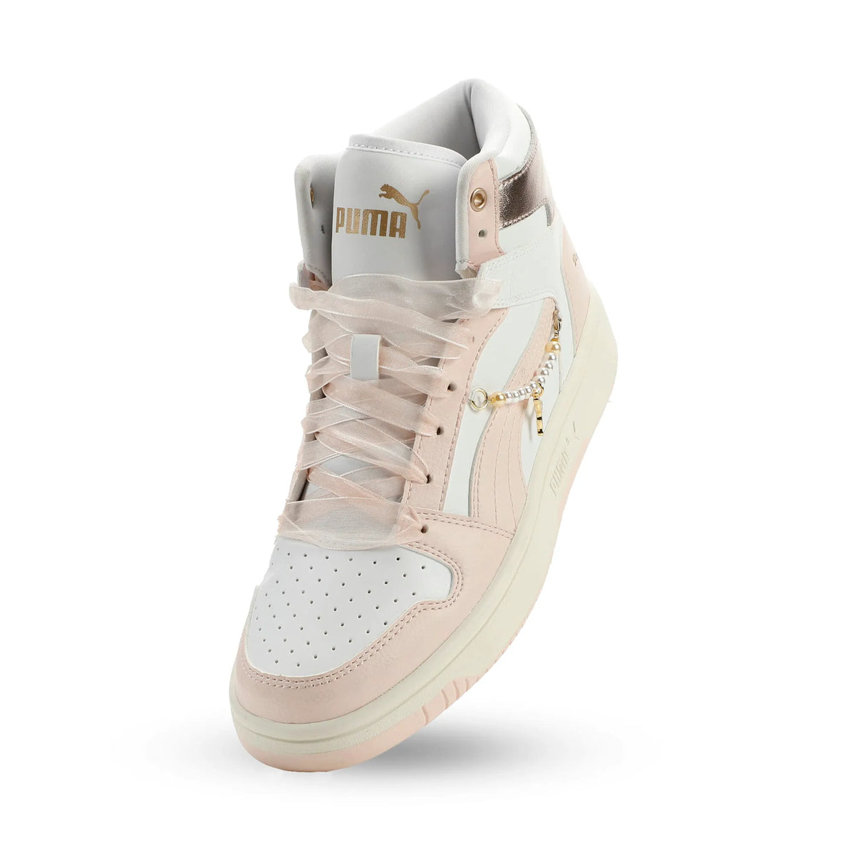 PUMA White-Jasmine Flower-PUMA Gold