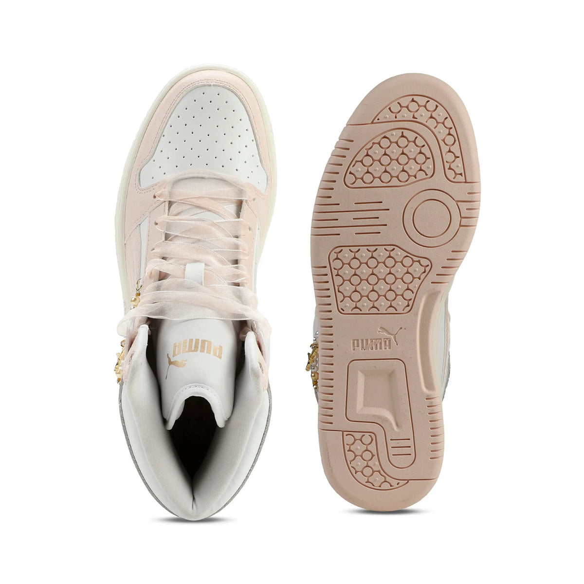PUMA White-Jasmine Flower-PUMA Gold