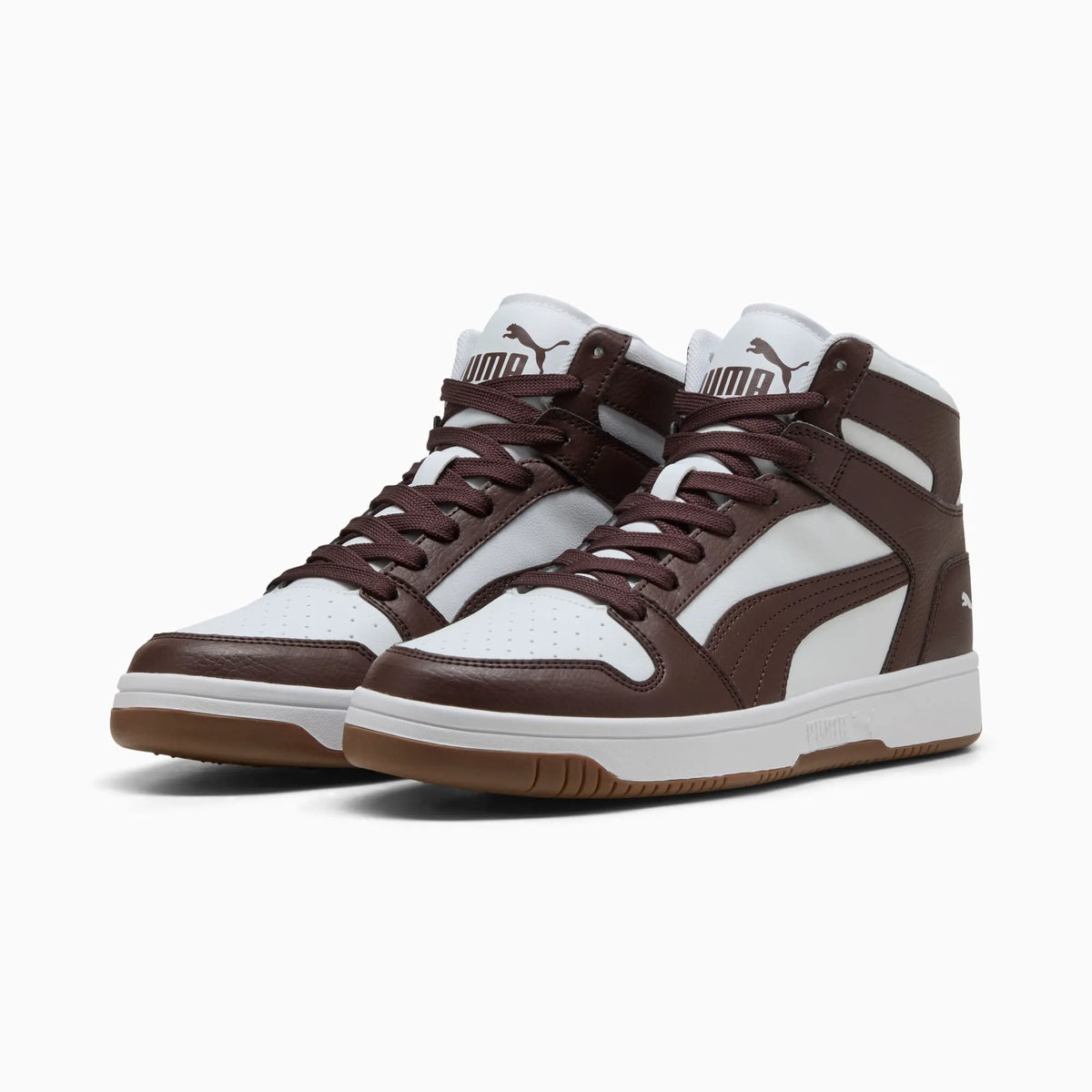 Chocolate Brown-PUMA White-Gum