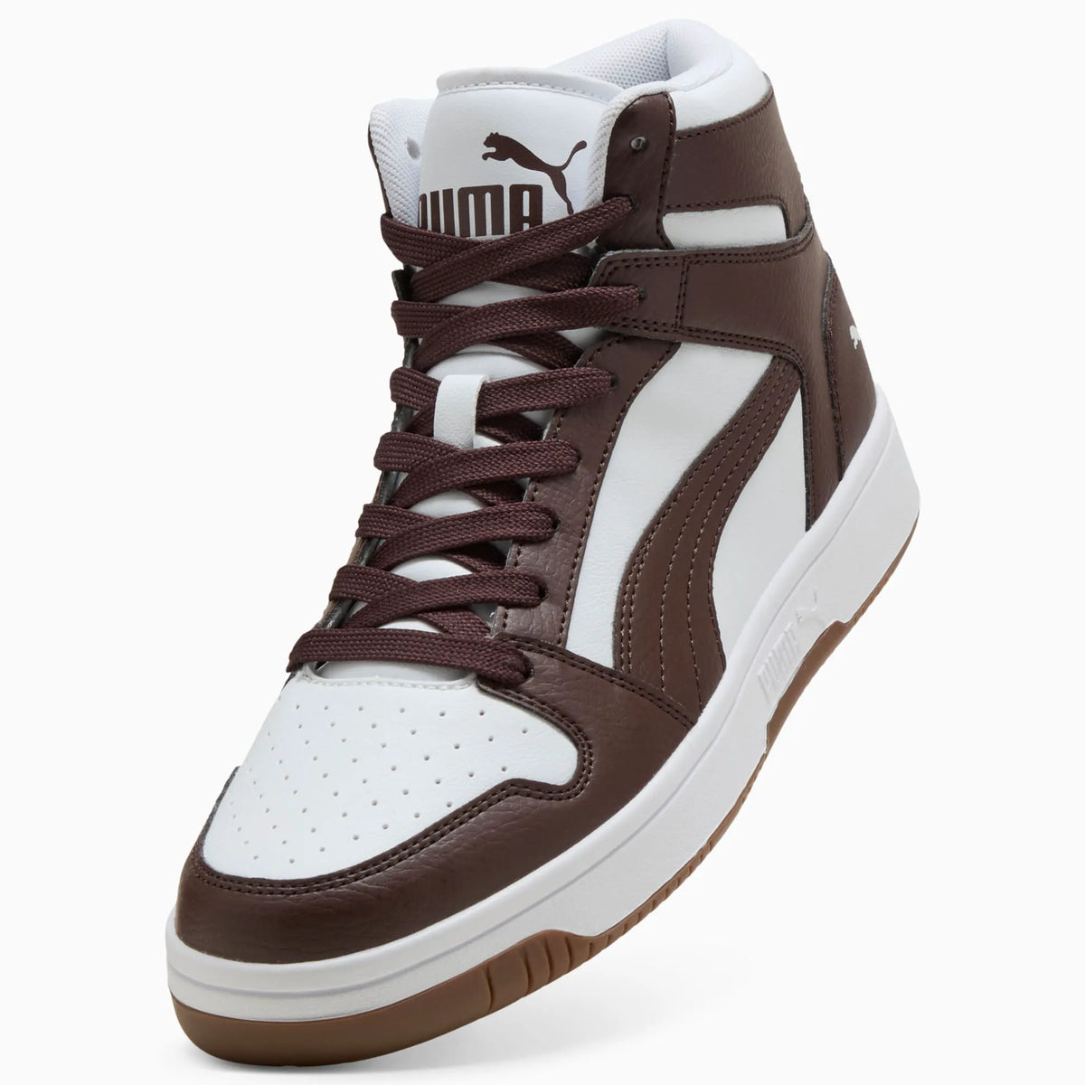 Chocolate Brown-PUMA White-Gum