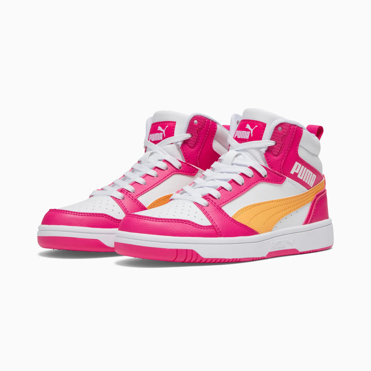 PUMA White-Clementine-Garnet Rose