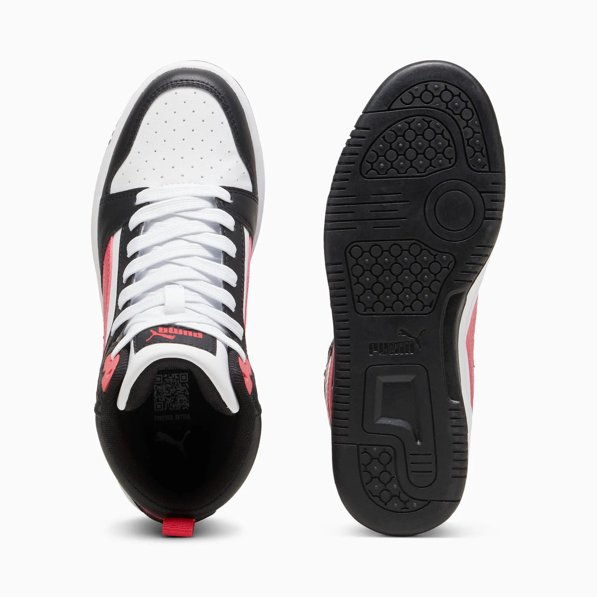 PUMA Black-Tart Cherry-PUMA White