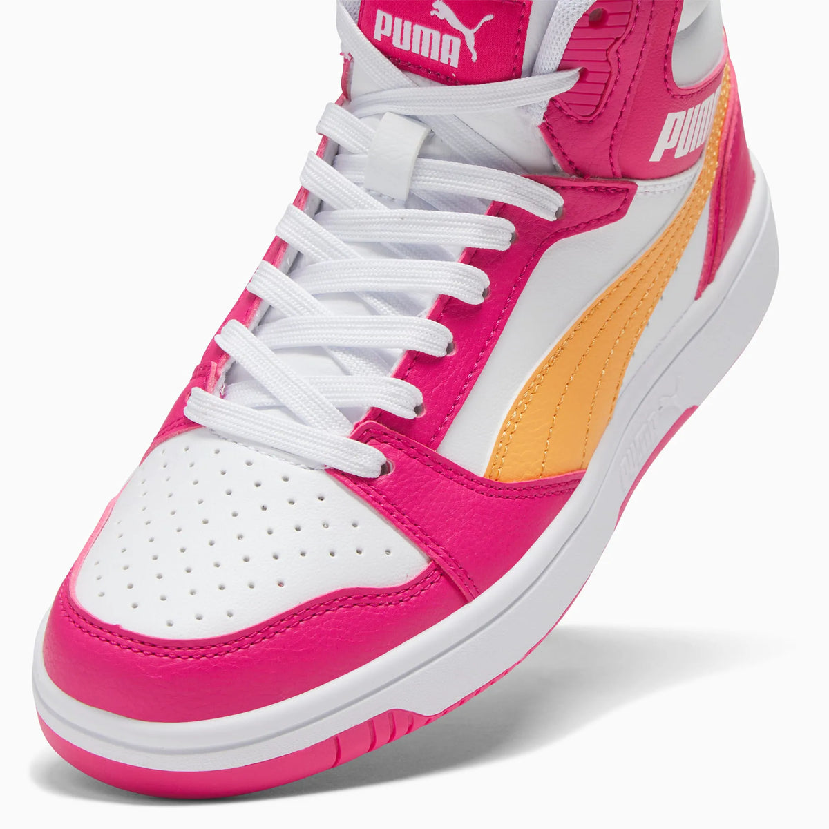 PUMA White-Clementine-Garnet Rose