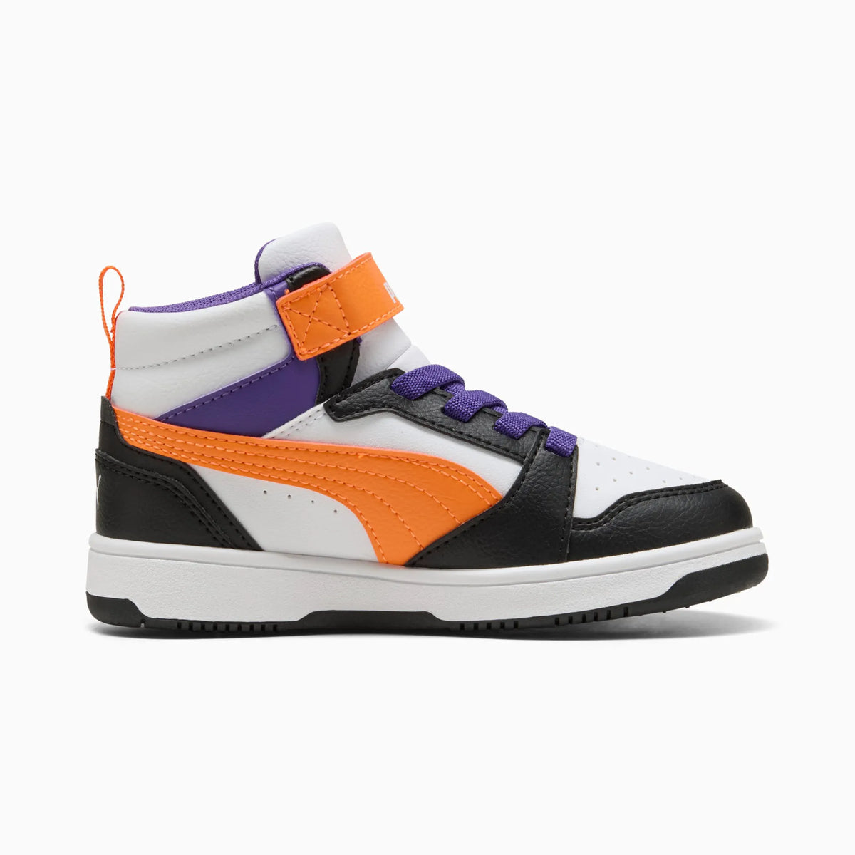 PUMA White-Orange Glo-PUMA Black