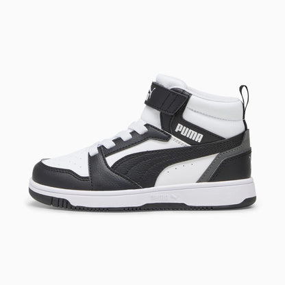 PUMA White-PUMA Black-Shadow Gray