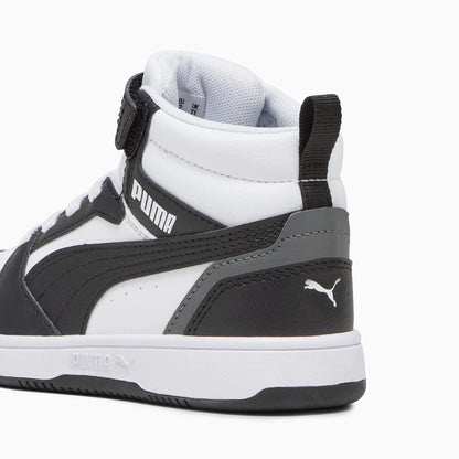 PUMA White-PUMA Black-Shadow Gray