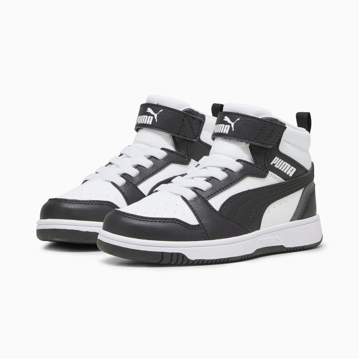 PUMA White-PUMA Black-Shadow Gray