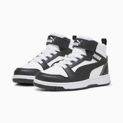 PUMA White-PUMA Black-Shadow Gray
