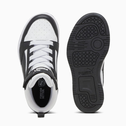 PUMA White-PUMA Black-Shadow Gray