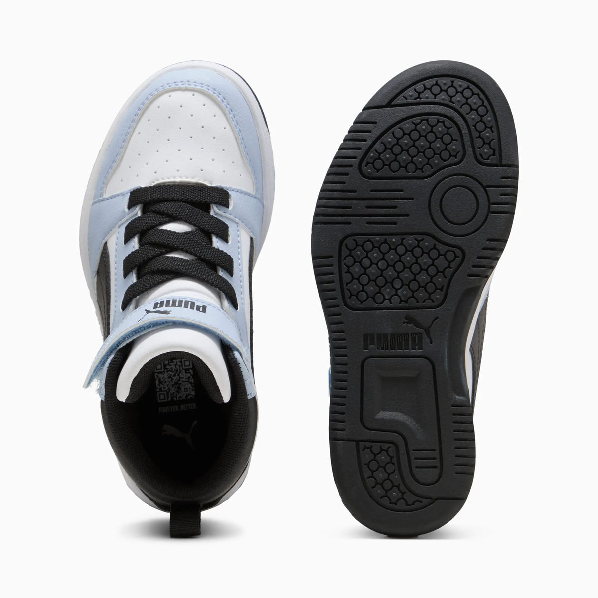 PUMA White-Snow Mountain Blue-PUMA Black