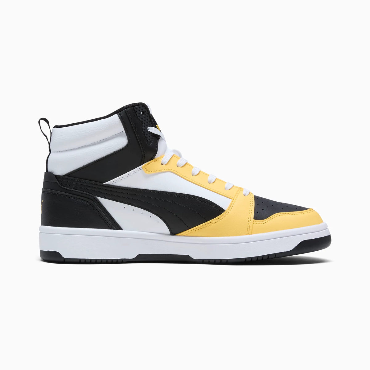 PUMA White-PUMA Black-Sunny Yellow
