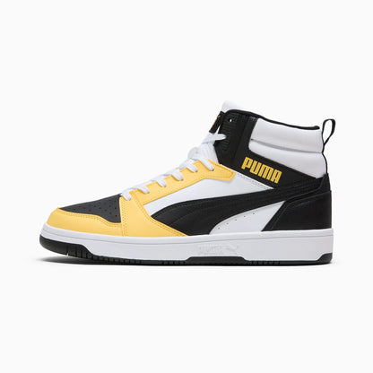 PUMA White-PUMA Black-Sunny Yellow