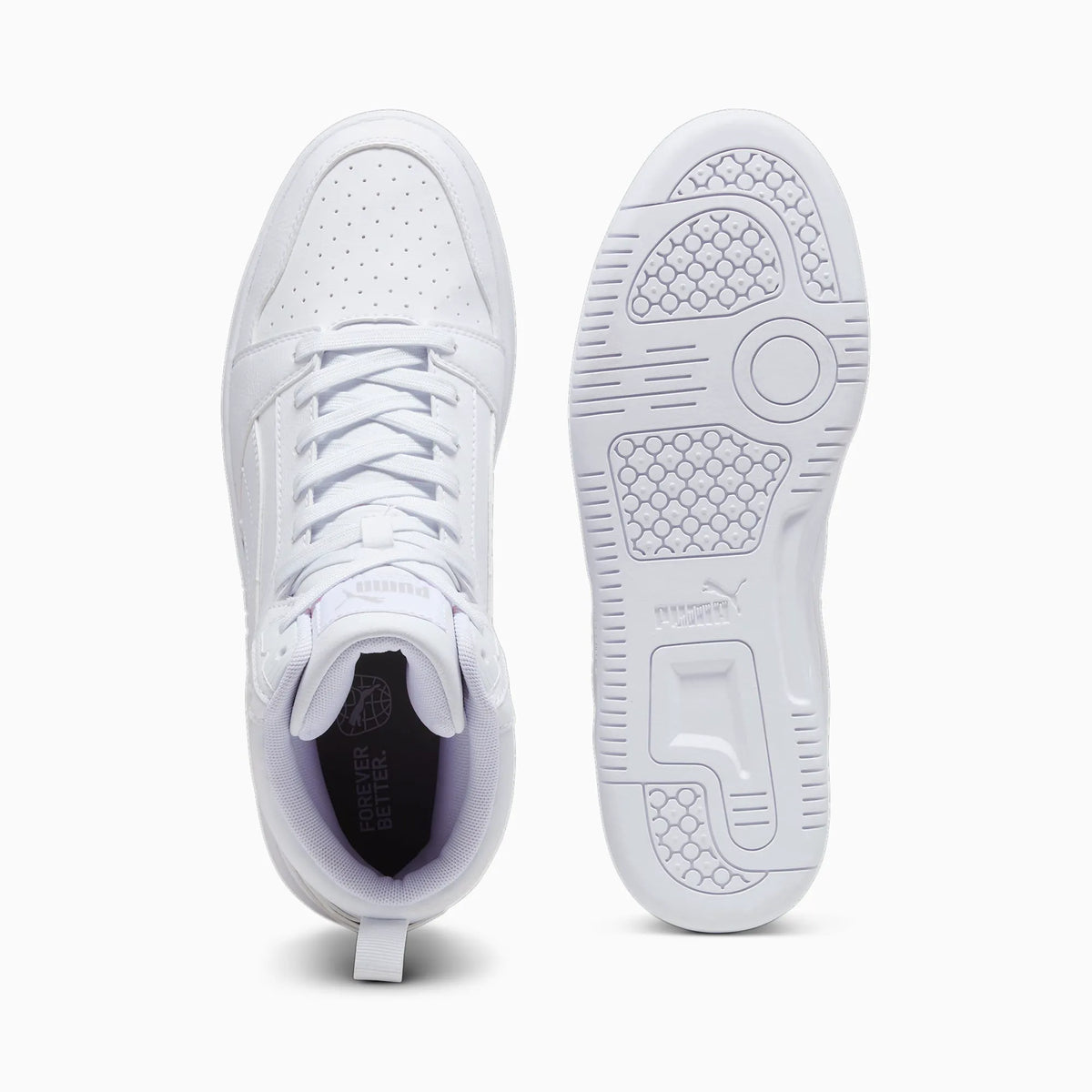 PUMA White-PUMA White-Cool Light Gray