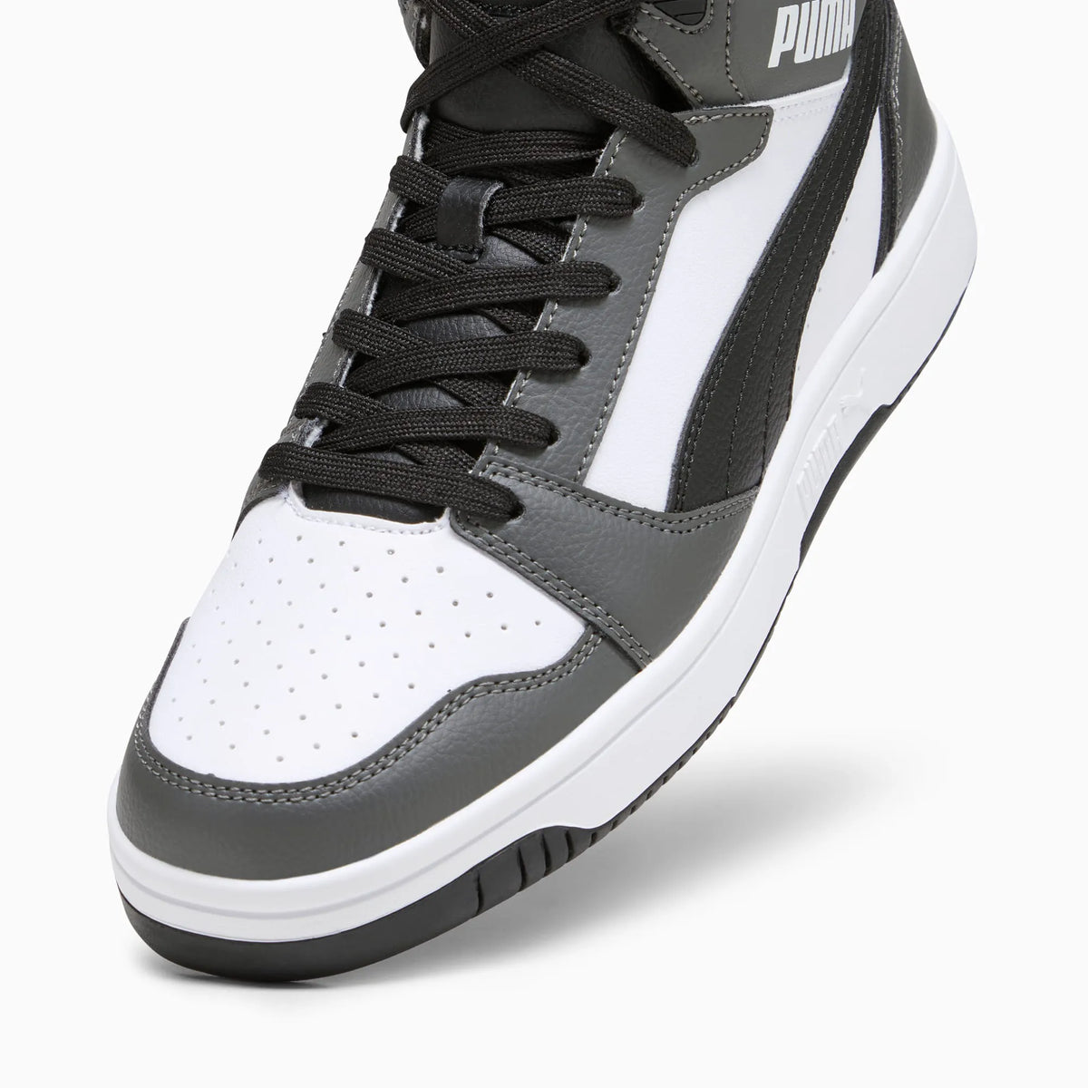 PUMA White-PUMA Black-Shadow Gray
