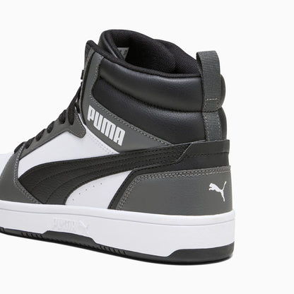 PUMA White-PUMA Black-Shadow Gray