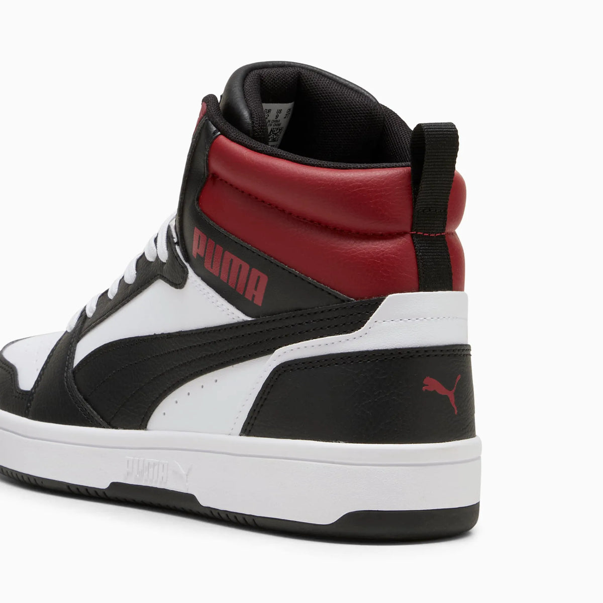 PUMA White-PUMA Black-Intense Red