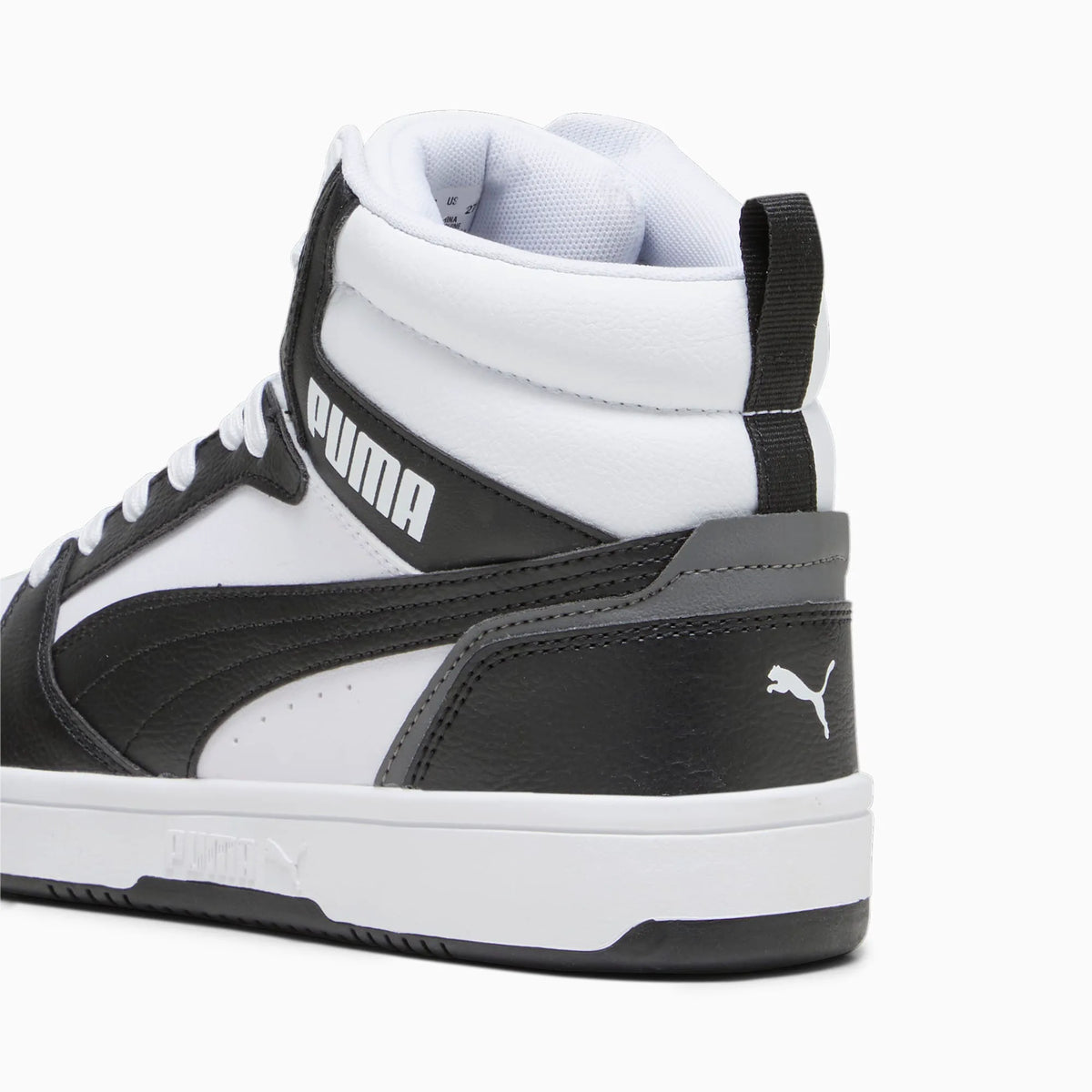 PUMA White-PUMA Black-Shadow Gray-PUMA White