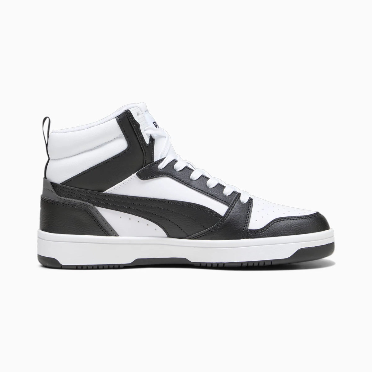 PUMA White-PUMA Black-Shadow Gray-PUMA White