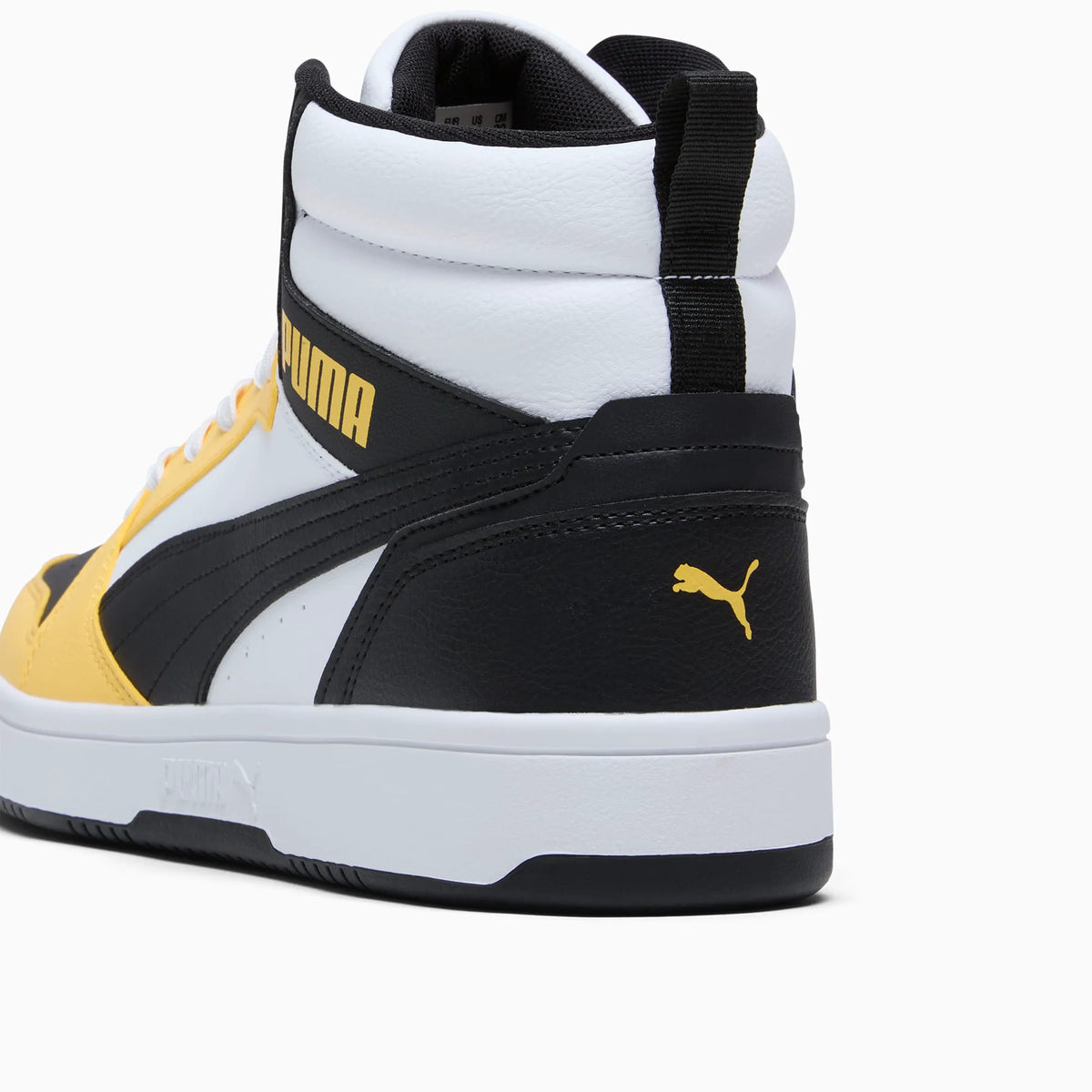 PUMA White-PUMA Black-Sunny Yellow