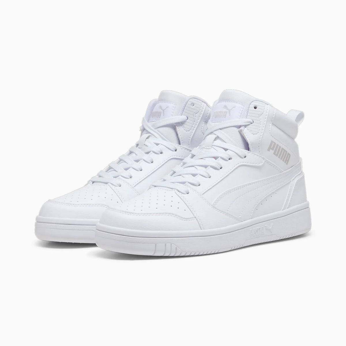 PUMA White-PUMA White-Cool Light Gray