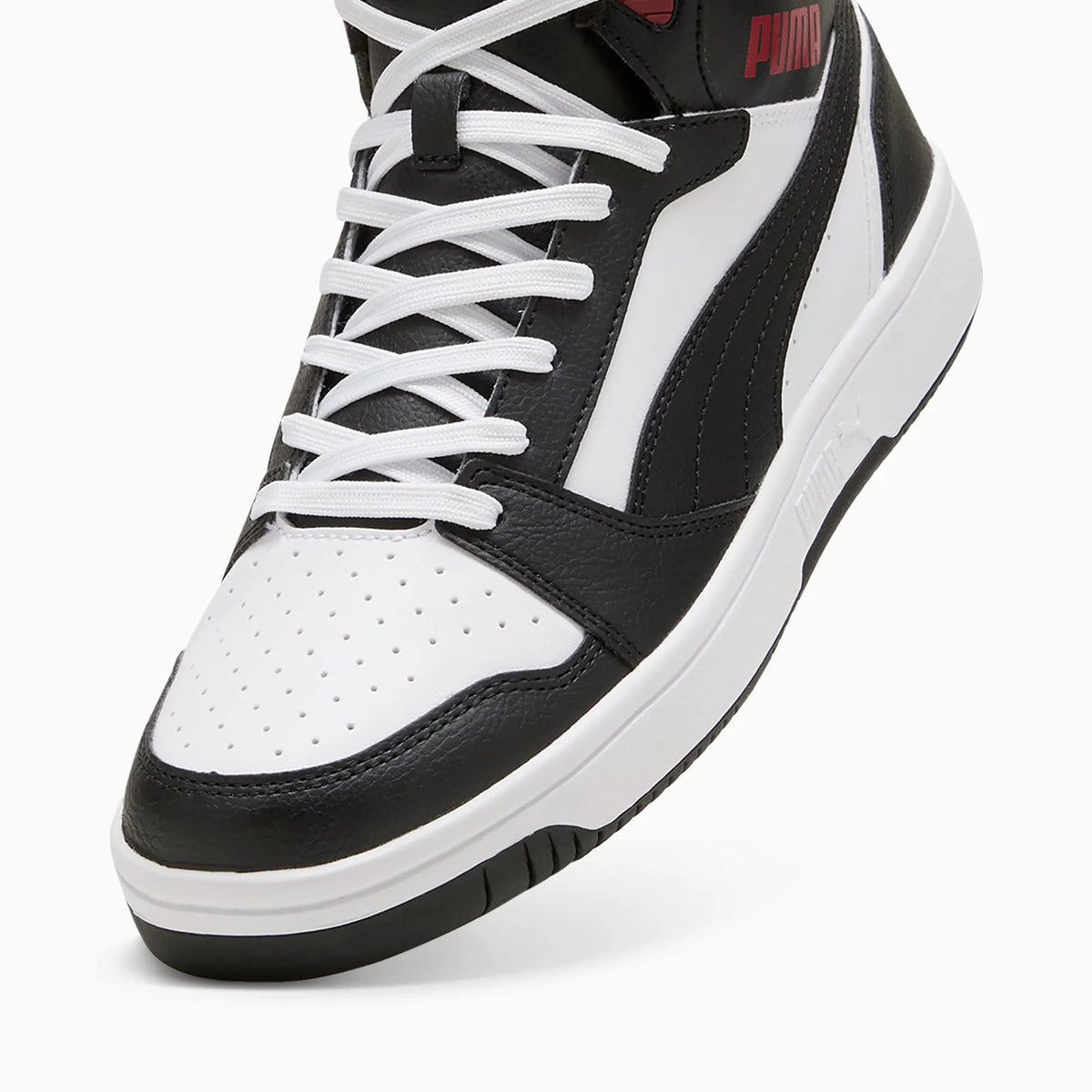 PUMA White-PUMA Black-Intense Red