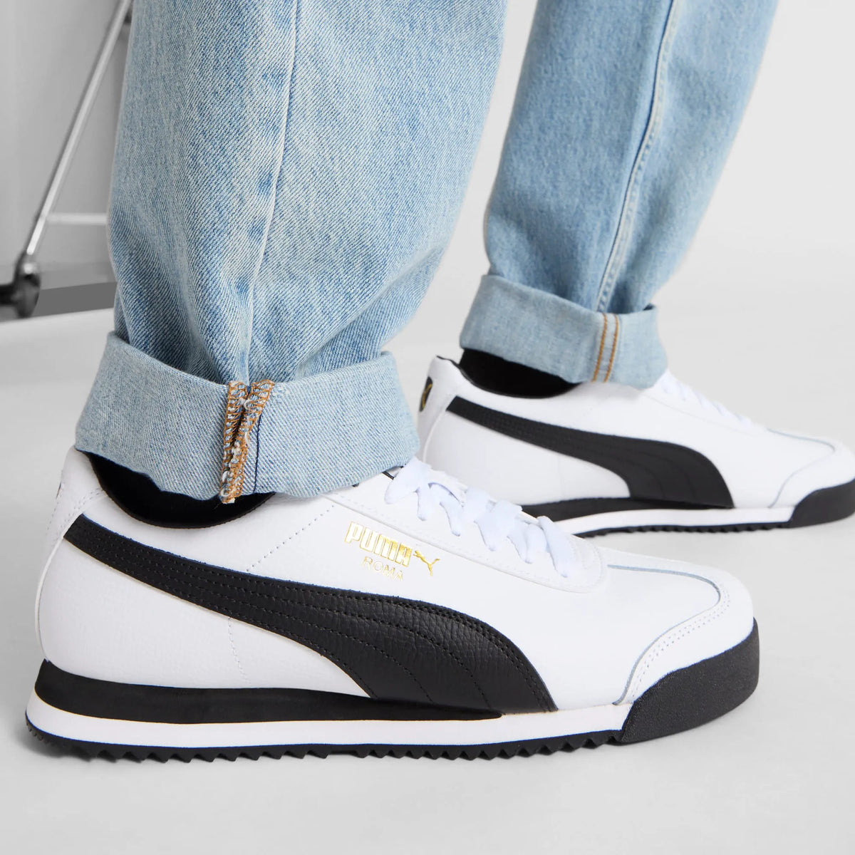 PUMA White-PUMA Black-Puma Team Gold