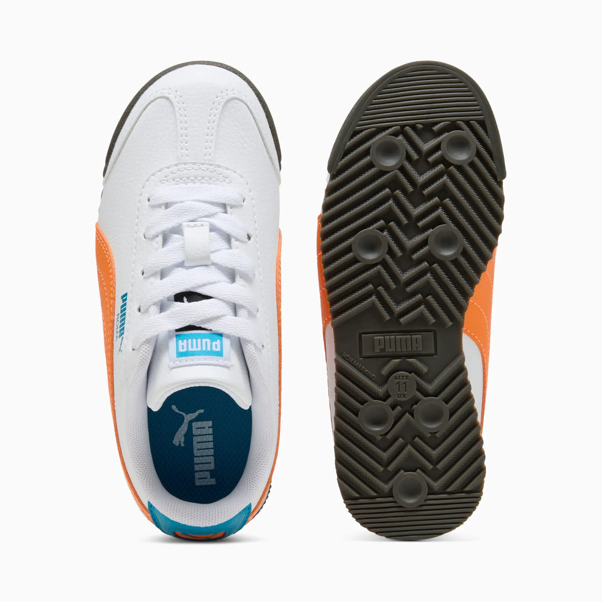 PUMA White-Orange Glo