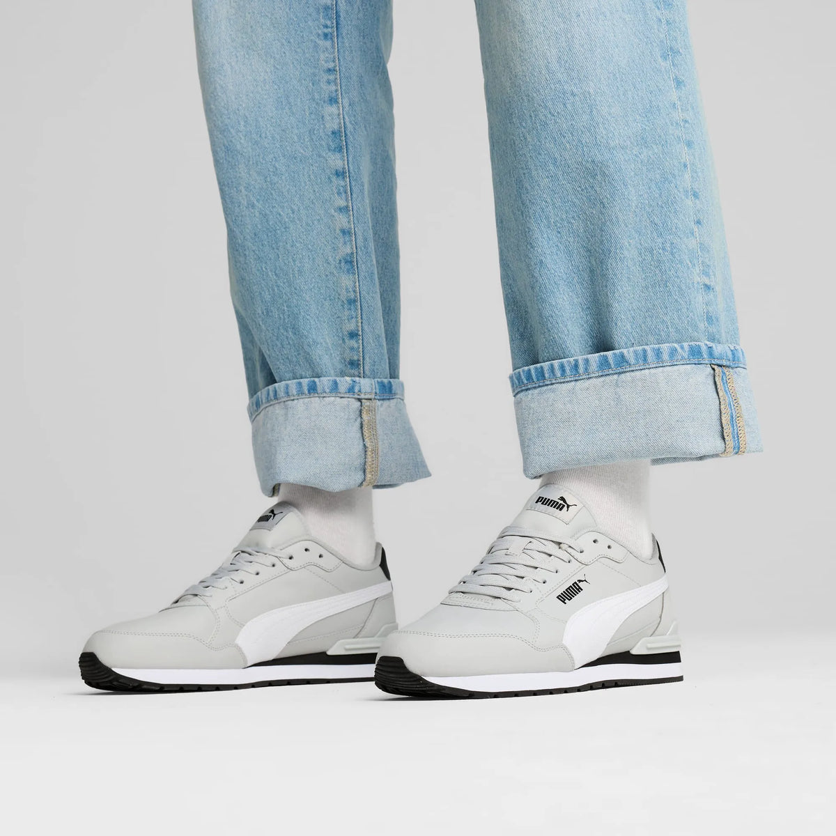 Cool Light Gray-PUMA White-PUMA Black