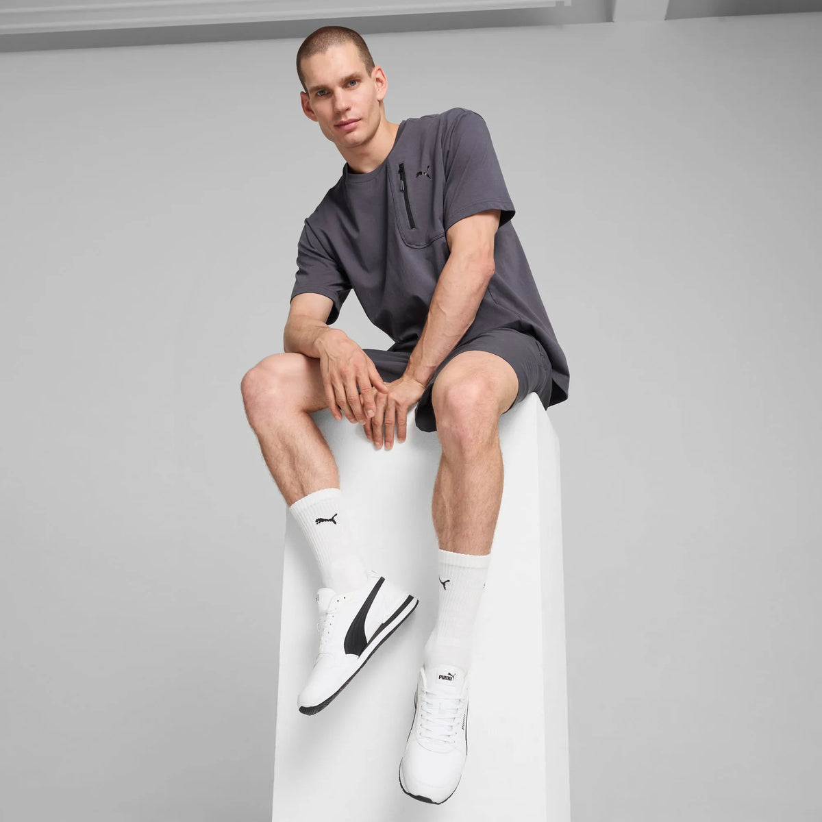 PUMA White-PUMA Black-Cast Iron