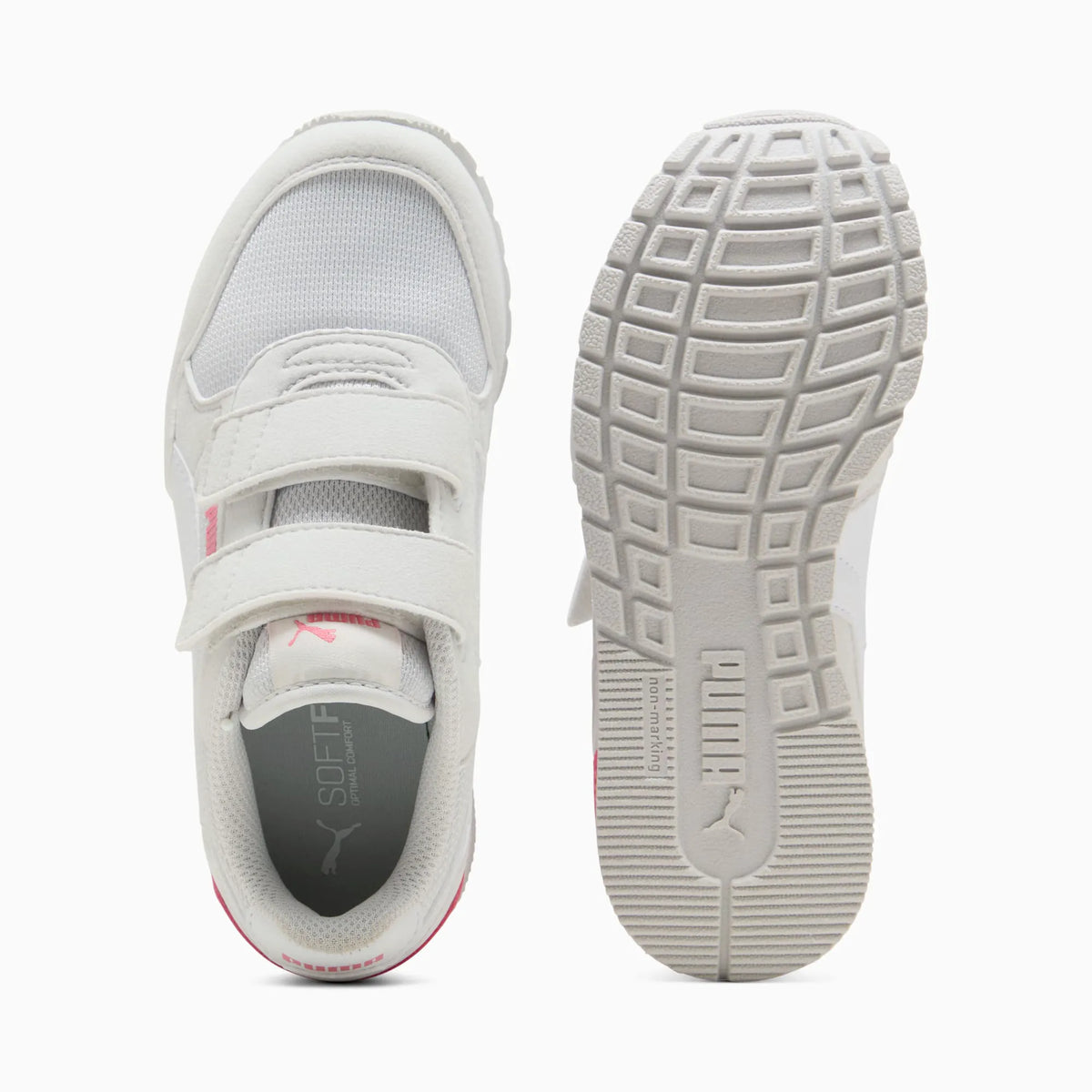 Feather Gray-PUMA White-Magic Rose