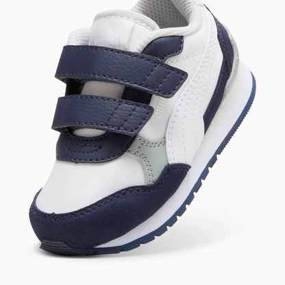 Feather Gray-PUMA White-PUMA Navy-Cool Mid Gray
