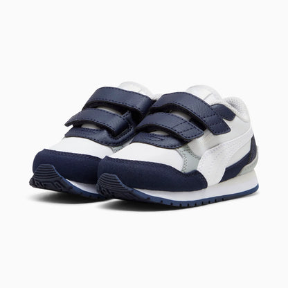 Feather Gray-PUMA White-PUMA Navy-Cool Mid Gray
