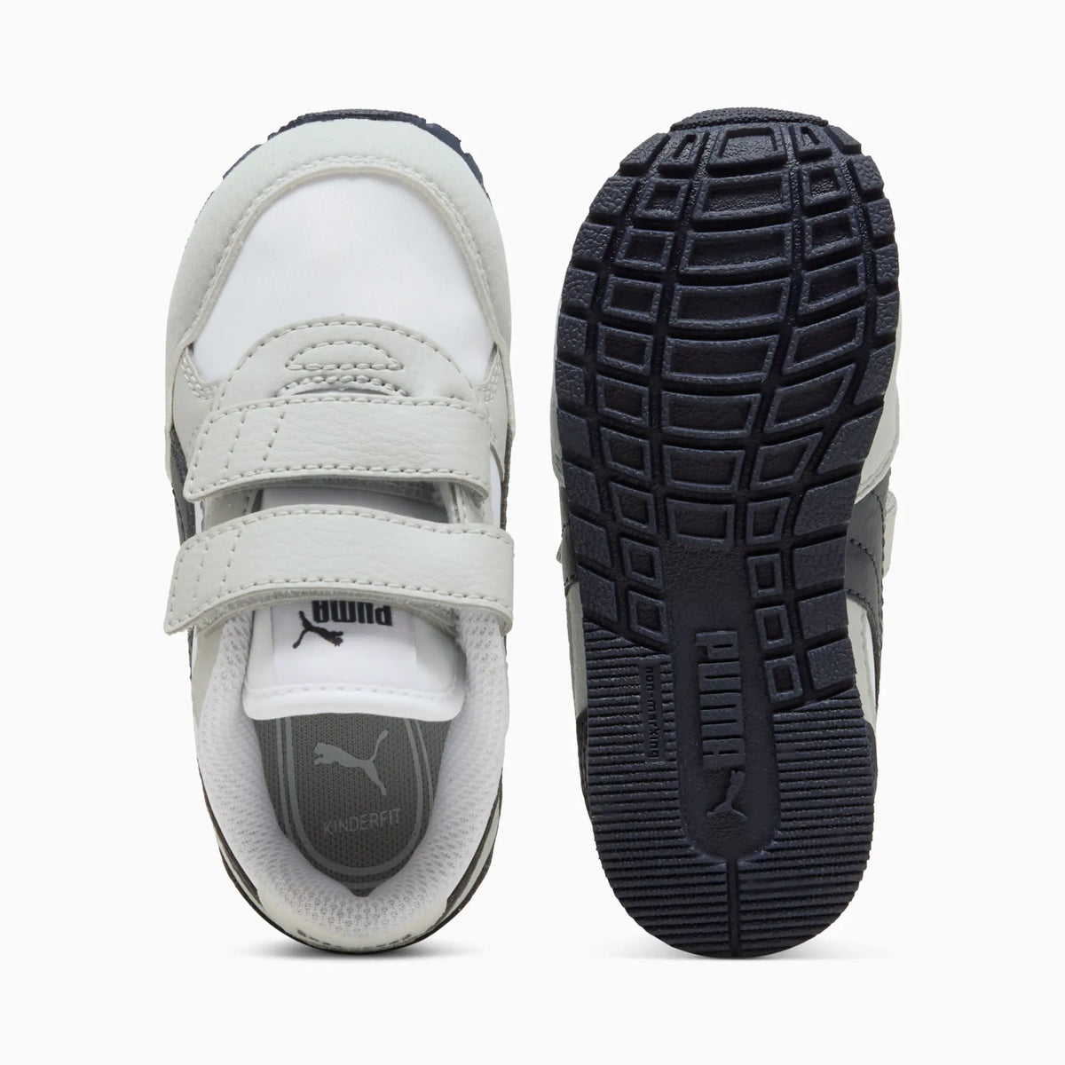 PUMA White-New Navy-Cool Light Gray