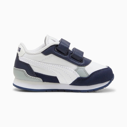 Feather Gray-PUMA White-PUMA Navy-Cool Mid Gray