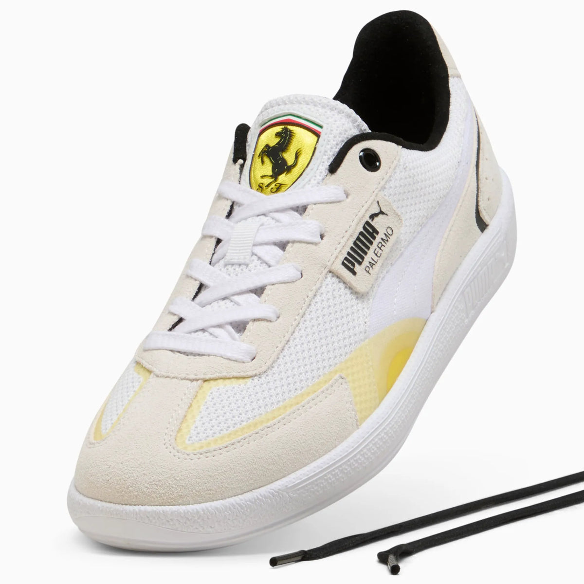 PUMA White-Speed Yellow