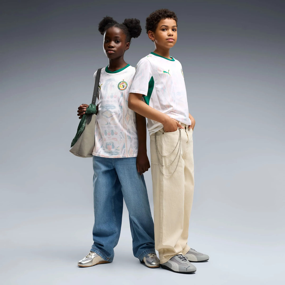 PUMA White-Wild Green