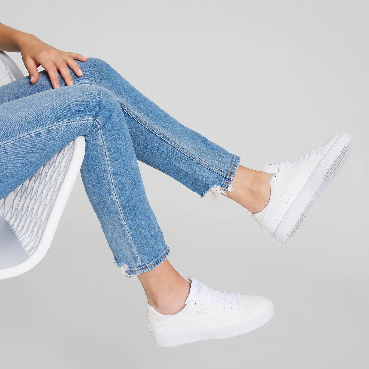 Puma White-Puma White-Puma Silver-Gray Violet