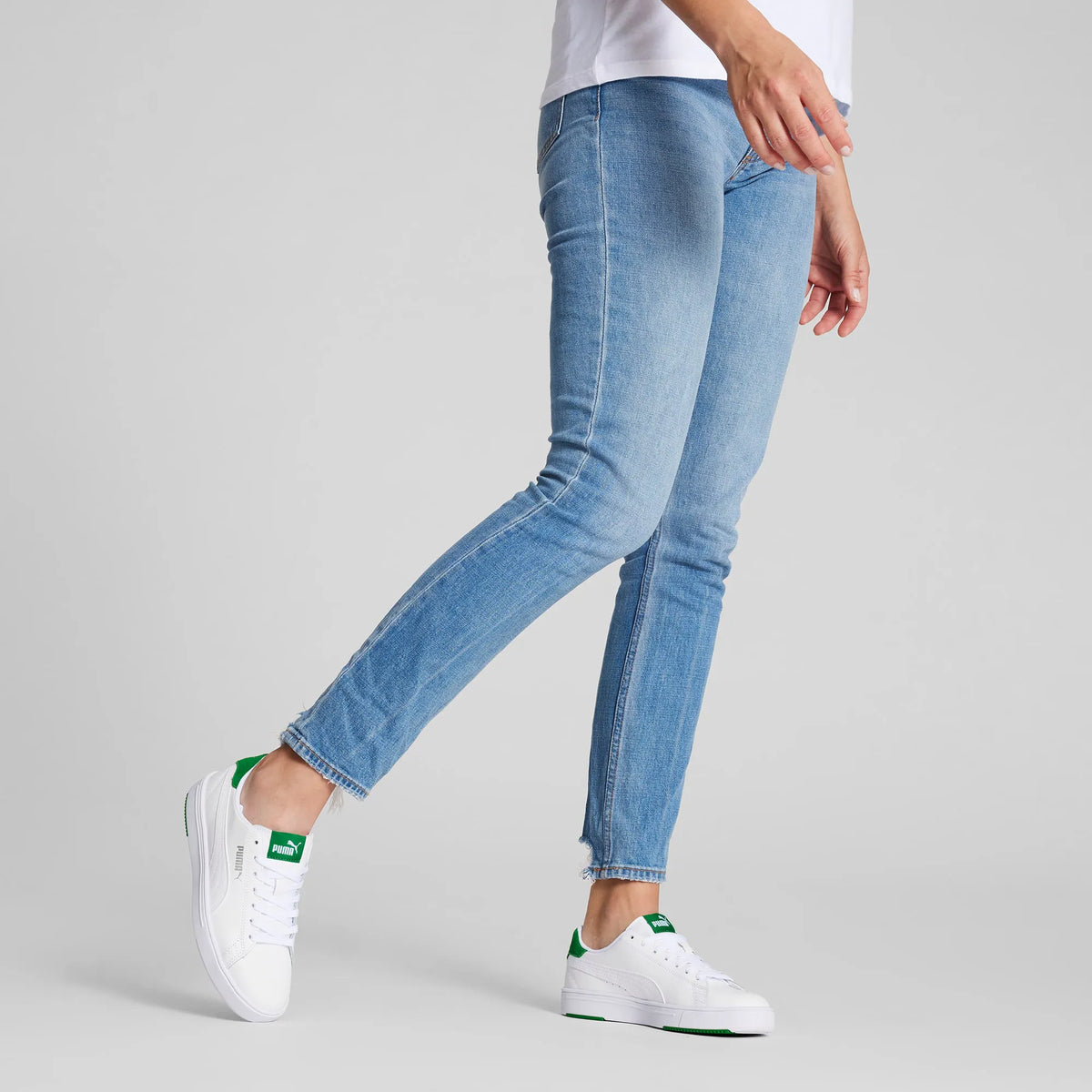 Puma White-Puma White-Amazon Green-Puma Silver